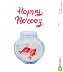 NOURUZ Persisches Neujahr Goldfische